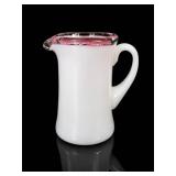 Fenton Peach Crest Smooth Creamer Pitcher