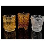 Imperial Glass Toothpick Holder Trio