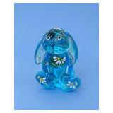 Fenton Art Glass Hand-Painted Lop-Eared Bunny