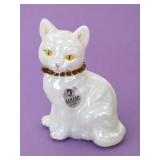 Fenton Art Glass November Birthstone Cat