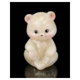 Fenton 1990 Thanksgiving Bell Bear Figurine