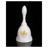 Fenton Medallion Pattern Milk Glass Dinnerï¿½Bell