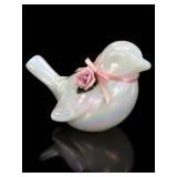 Fenton Iridescent Opalescent Glass Sparrow