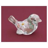 Fenton Art Glass Hand-Painted Songbird Figurine