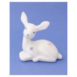 Fenton Satin Glass Deer Figurine