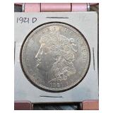1921 D Morgan Silver Dollar