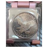 1987 Sunshine Mining 1 Oz Silver Round