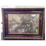 Framed Rural Scene Print, 22 1/2' x 30'