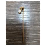 Antique Elephant Motif Stick Pin