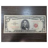 1963 $5 United States Red Seal Note