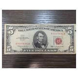 1963 US $5 United States Note Red Seal