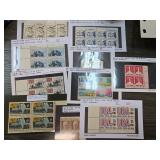 US Mint NH Plate Block Stamp Collection
