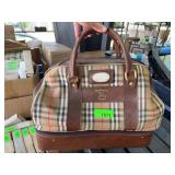 Burberrys Sport Plaid Travel Bag