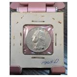 1964-D Washington Silver Quarter