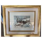 Juanita Laughter Winter Landscape Watercolor