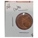 Lincoln Cent Off-Center Error Coin