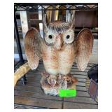 Ceramic Owl Shaped Table Lamp