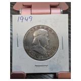 1949 Franklin Silver Half Dollar