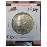1964 Kennedy Half Dollar Proof Coin