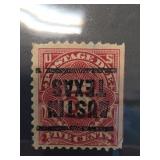 1917 US Postage Due 5Â¢ Inverted Precancel
