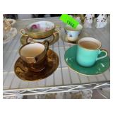 Art Deco Demitasse Cup and Saucers