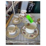 Fine Bone China Teacups and Saucers