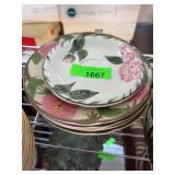 Floral Plates, Villeroy & Boch and Franciscan