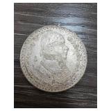 1964 Mexican Silver Un Peso Coin