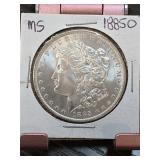 1885 Morgan Silver Dollar MS