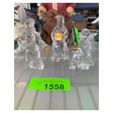 Crystal Three Wise Men Figurine Set