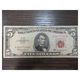 1963 Red Seal $5 United States Note
