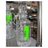 Cut Glass Crystal Decanter With Stopper