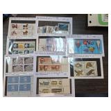 US Mint and Used Block Stamp Sets 1970s-1990s