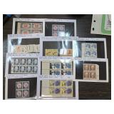 US Mint NH Plate Blocks and Singles Lot