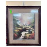 Thomas Kinkade Brookside Hideaway Framed Art