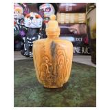 Carved Bone Snuff Bottle with Figures