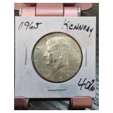 1965 Kennedy Half Dollar Coin