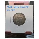 1926 Great Britain Silver One Shilling Coin