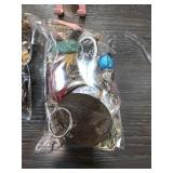 Costume Jewelry Lot With Jade Piece