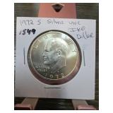 1972-S Eisenhower Silver Dollar Uncirculated