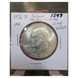 1976-S Silver Bicentennial Eisenhower Dollar