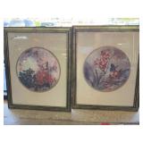 T.C. Chiu Framed Floral Prints