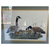 Framed 24' x 30' Goose Family Print