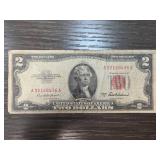 1953A US $2 Red Seal Banknote