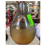 Smoky Textured Art Glass Vase