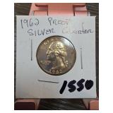 1962 Proof Silver Washington Quarter