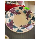 Lamas Italian Ceramic Grapevine Serving Bowl