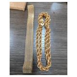 Monet Gold-Tone Necklaces, 2pc