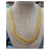 Napier Gold-Tone Braided Necklace