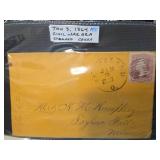 1864 Civil War Era 3Â¢ Washington Stamped Mail